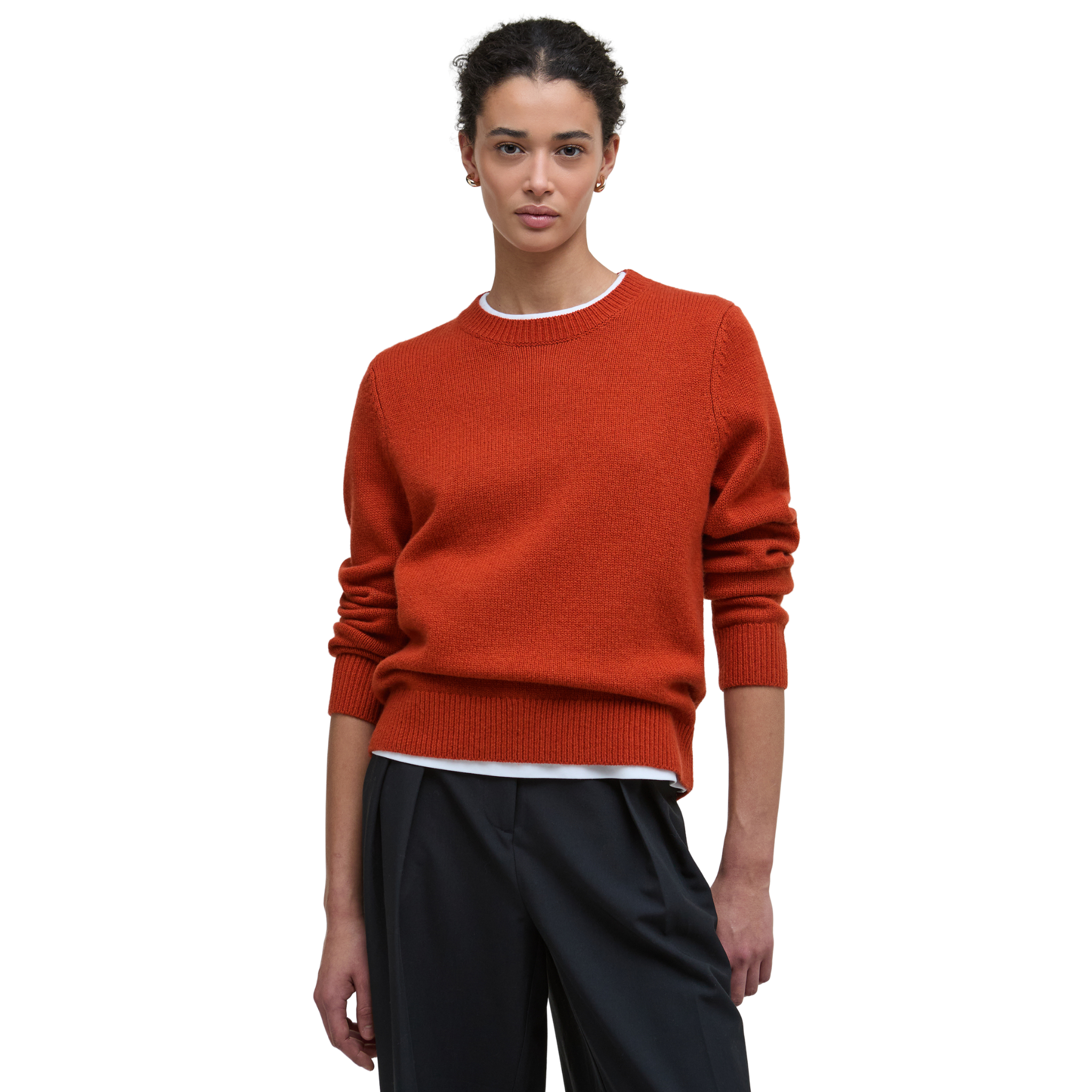 Woodhouse Knitted Jumper Orange