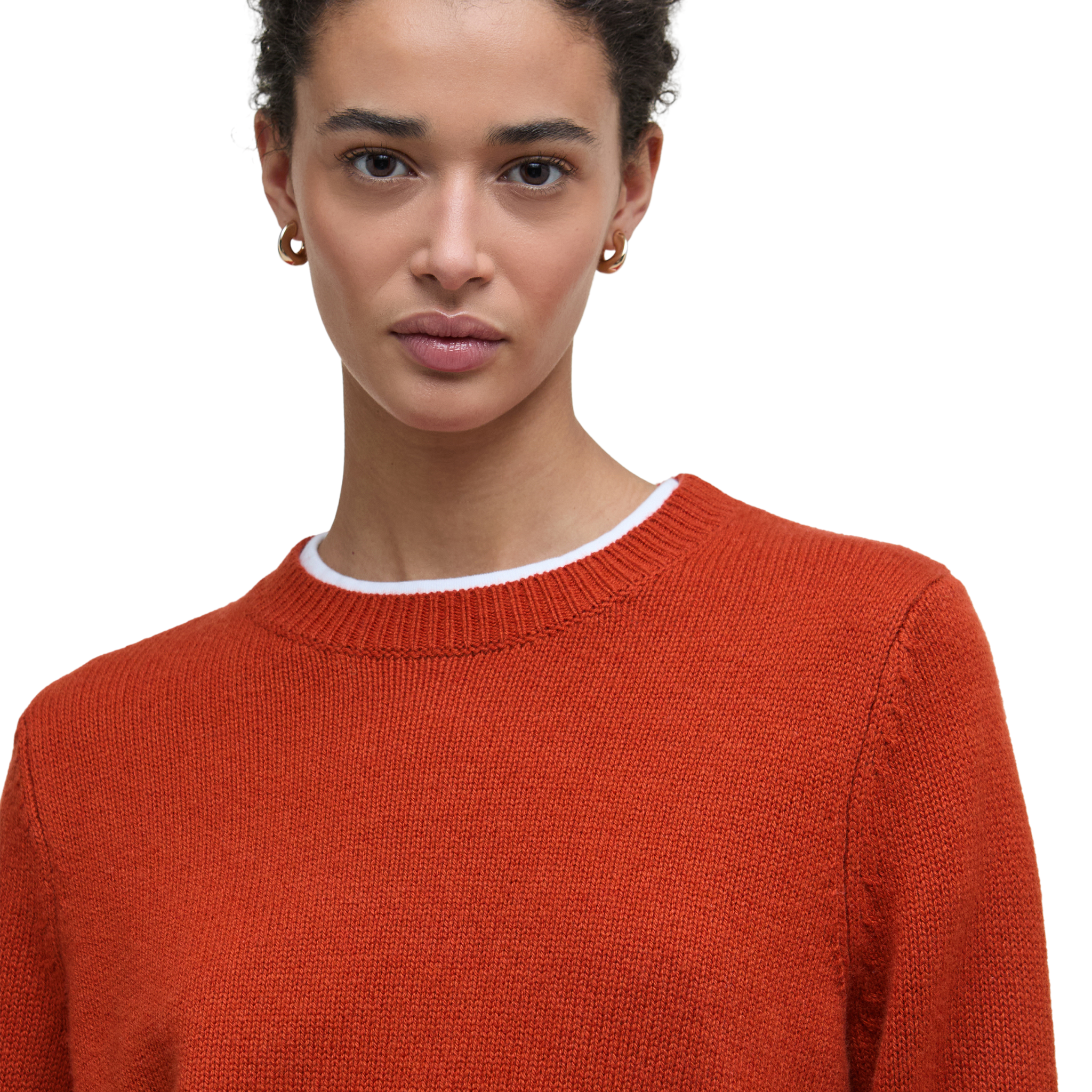Woodhouse Knitted Jumper Orange