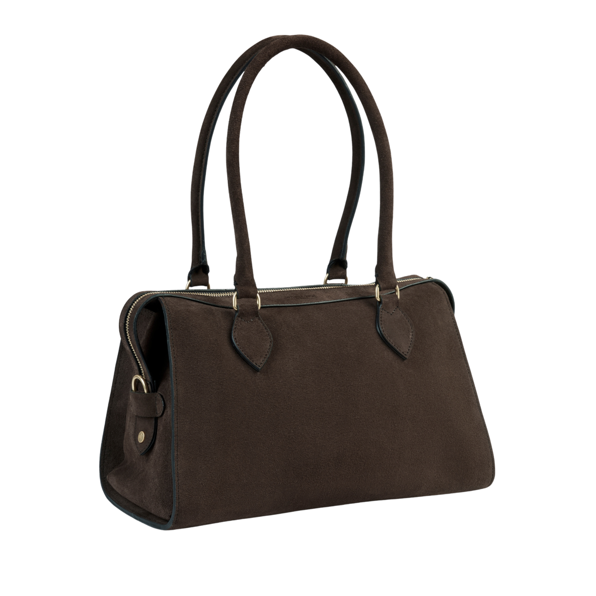 Kew Shoulder Bag Chocolate Suede