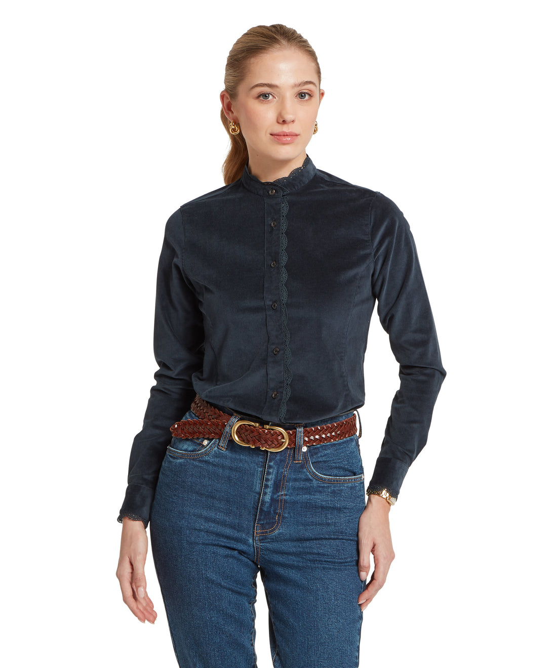 Thetford Cord Shirt Blueberry