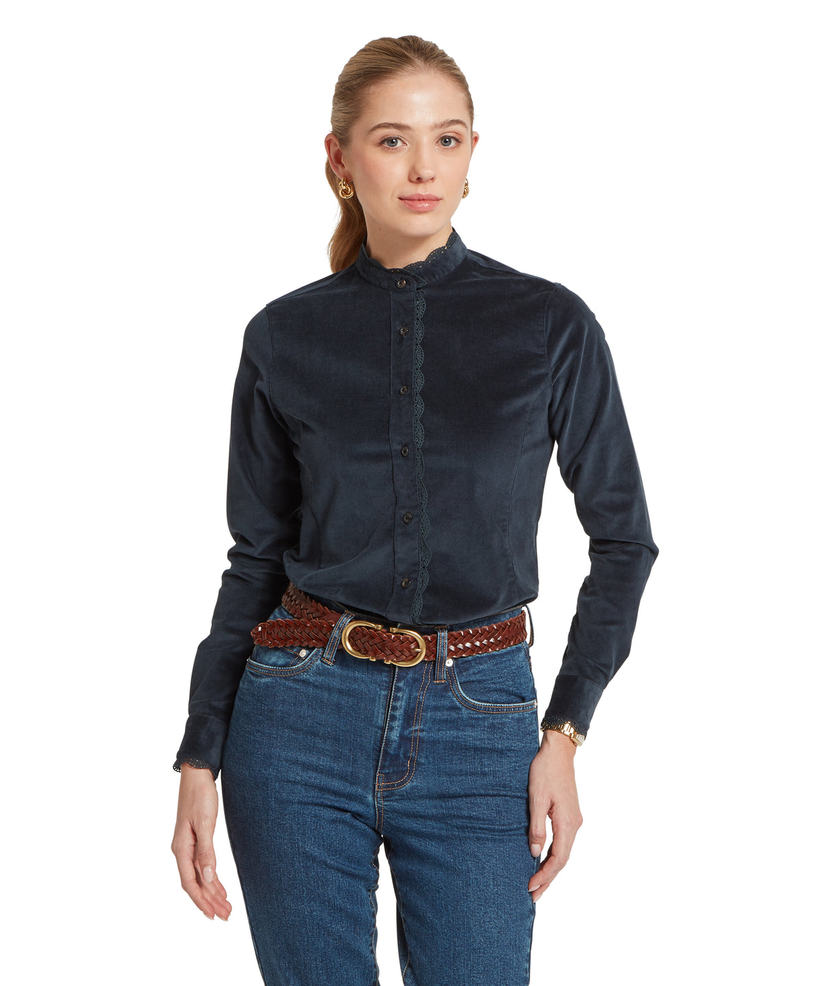 Thetford Cord Shirt Blueberry